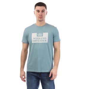 Weekend Offender Mens McMoney T-Shirt / Light Blue